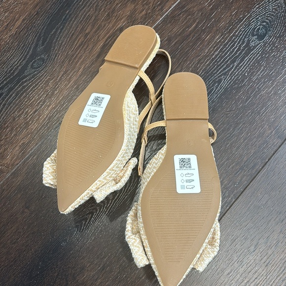 ASOS bow sling back flats - Picture 2 of 3